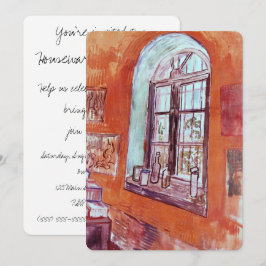 ゴッホの精神病院のスタジオの窓 招待状