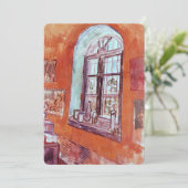 ゴッホの精神病院のスタジオの窓 招待状 (スタンド正面)