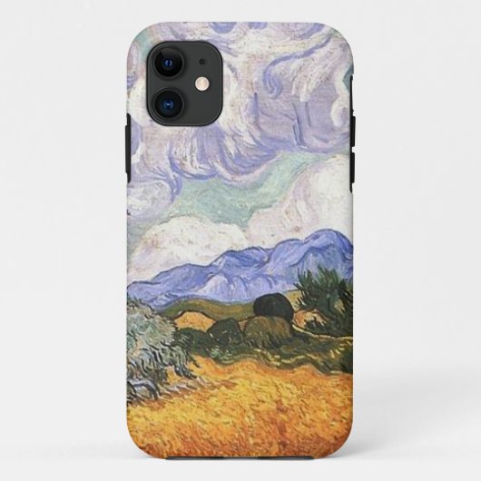 ゴッホの糸杉のある麦畑 Case-Mate iPhoneケース (裏面)