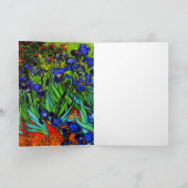 ゴッホの絵画、アイリス カード (内部)