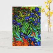 ゴッホの絵画、アイリス カード (黄色い花)