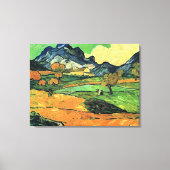 ゴッホの絵画、ゴージェ山 キャンバスプリント (正面)