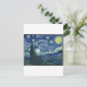 ゴッホの絵画：星の夜 ゴッホ ポストカード (スタンド正面)