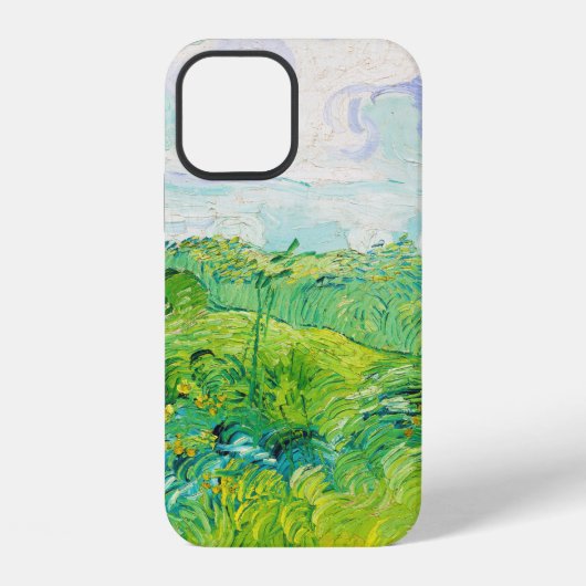 ゴッホの緑の麦畑 iPhoneケース (裏面)