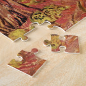 ゴッホの聖パウル病院の庭の石のベンチ ジグソーパズル (側面)