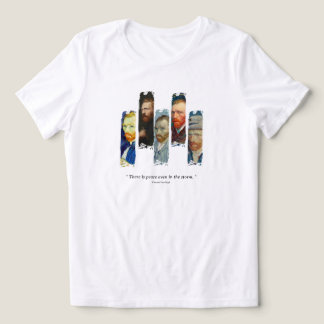 ゴッホの肖像画と名言 トライブレンドTシャツ
