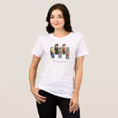 ゴッホの肖像画と名言 トライブレンドＴシャツ (正面全面)