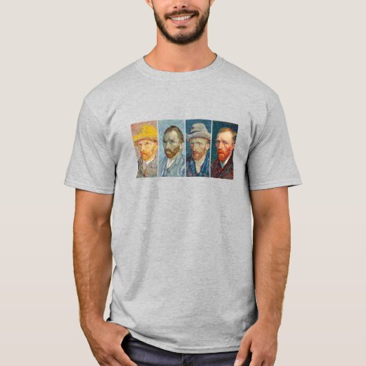 ゴッホの自画像 Tシャツ (正面)