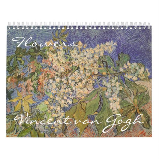 ゴッホの花々 ポスト印象派アート カレンダー (カバー)