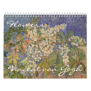 ゴッホの花々 ポスト印象派アート カレンダー