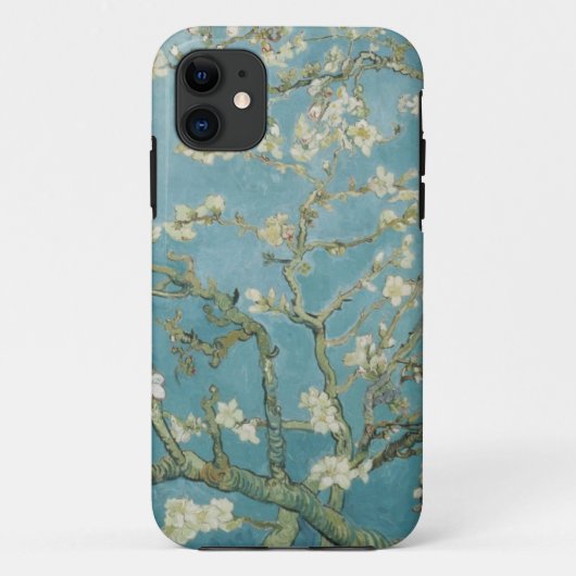 ゴッホの花と枝、杏の花、自然 Case-Mate iPhoneケース (裏面)