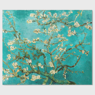 ゴッホの花のアーモンド木 ラッピングペーパー