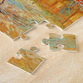 ゴッホの花のパズルのピンクのモモ木 ジグソーパズル (側面)