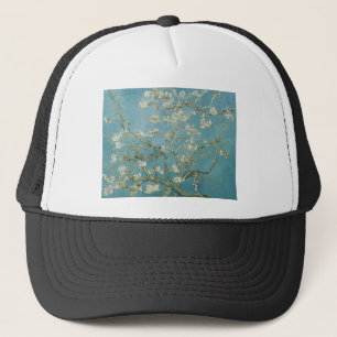 ゴッホの花の枝 杏の花 自然 キャップ