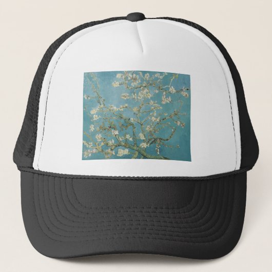 ゴッホの花の枝 杏の花 自然 キャップ (正面)