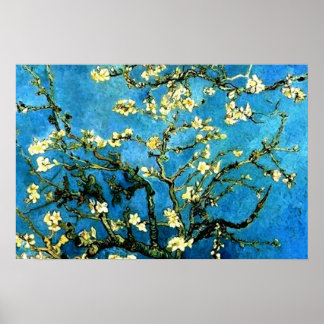 ゴッホの花咲くアーモンドの木 ポスター 時々