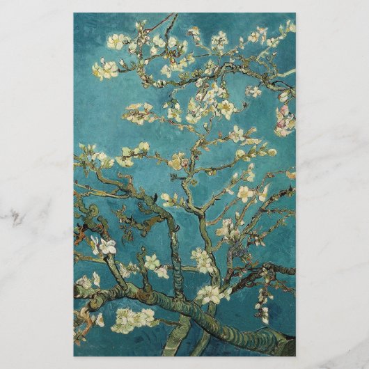 ゴッホの花咲くアーモンドの木 便箋 (正面)