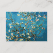ゴッホの花咲くアーモンドの木 名刺 (裏面)