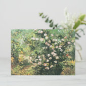 ゴッホの花咲くバラの茂み 招待状 (スタンド正面)