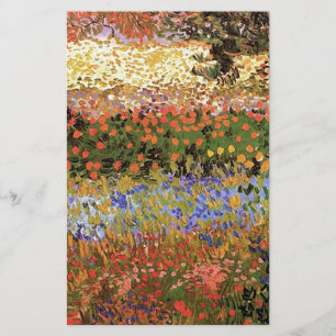 ゴッホの花咲く庭園 便箋