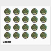 ゴッホの花咲く栗の木 ラウンドシール (シート)