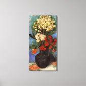 ゴッホの花瓶とカーネーション キャンバスプリント (正面)