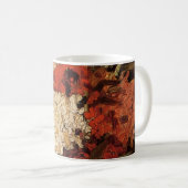 ゴッホの花瓶とカーネーション コーヒーマグカップ (正面右)