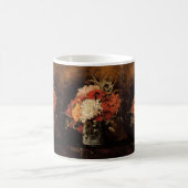 ゴッホの花瓶とカーネーション コーヒーマグカップ (中央)