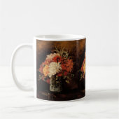 ゴッホの花瓶とカーネーション コーヒーマグカップ (左)