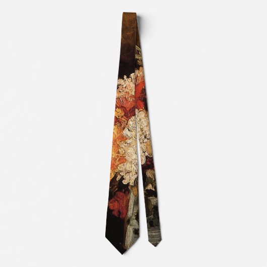 ゴッホの花瓶とカーネーション ネクタイ (正面)