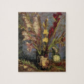 ゴッホの花瓶とグラジオラス ジグソーパズル (縦)