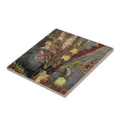 ゴッホの花瓶とグラジオラス タイル (側面)