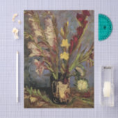 ゴッホの花瓶とグラジオラス 薄葉紙 (クラフト)