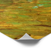 ゴッホの花瓶に生けたマーガレットとアネモネ ポスター (角)