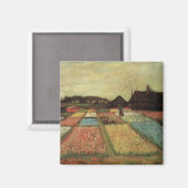 ゴッホの花畑 マグネット (正面/裏面)