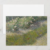 ゴッホの草と蝶 招待状 (正面/裏面)