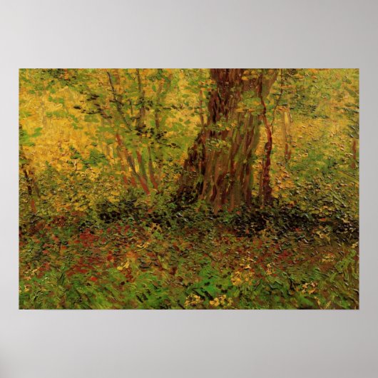 『ゴッホの草叢』 ヴィンセント・ヴァン・ゴッホ ポスター (正面)