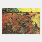 ゴッホの赤いブドウ畑 ラッピングペーパーシート (正面3)