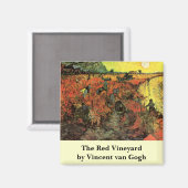 ゴッホの赤い葡萄畑 マグネット (正面/裏面)