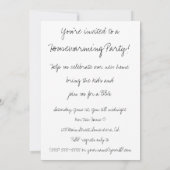 ゴッホの部屋から見たパリの景色 招待状 (裏面)