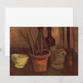 ゴッホの鉢に入った静物画の筆 (正面/裏面)