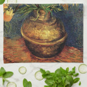 ゴッホの銅の花瓶のフリテラリー キッチンタオル (折り畳み)