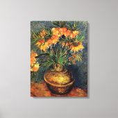 ゴッホの銅の花瓶のフリテラリー キャンバスプリント (正面)