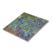 ゴッホの青いアイリス花によるアイリス タイル (側面)