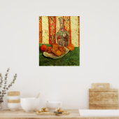 ゴッホの静物デキャンタとレモン ポスター (キッチン)