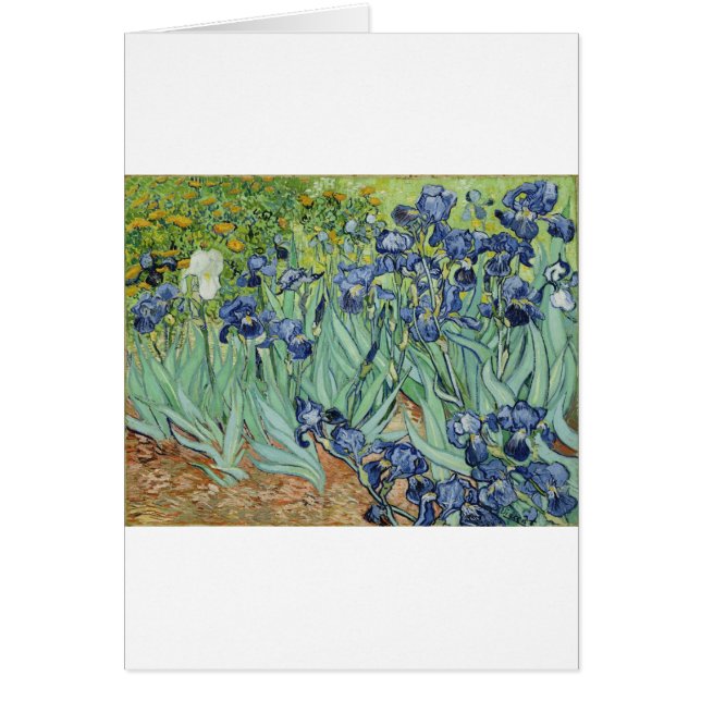 ゴッホの静物画: アイリスが付いているつぼ (正面)