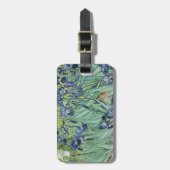 ゴッホの静物画: アイリスが付いているつぼ ラゲッジタグ (正面縦)