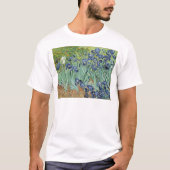 ゴッホの静物画: アイリスが付いているつぼ Tシャツ (正面)