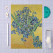 ゴッホの静物画:アイリスの花瓶 薄葉紙 (クラフト)