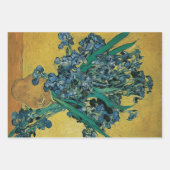 ゴッホの静物画「アイリス」 ラッピングペーパーシート (正面2)